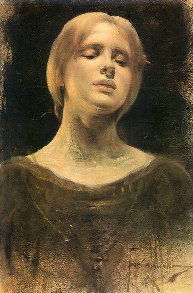 Franciszek zmurko Laudamus feminam France oil painting art